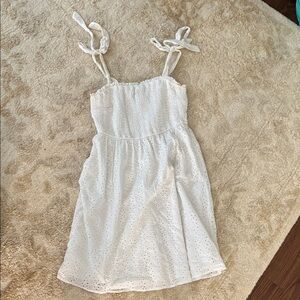 Hollister White Eyelet summer Dress
